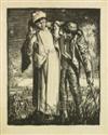 FRANK BRANGWYN (1867-1956). [WAR SCENES.] Group of 3 lithographs. Circa 1915. Sizes vary.